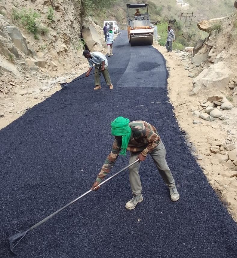 Sirna, the last village of Chamba district connected by road