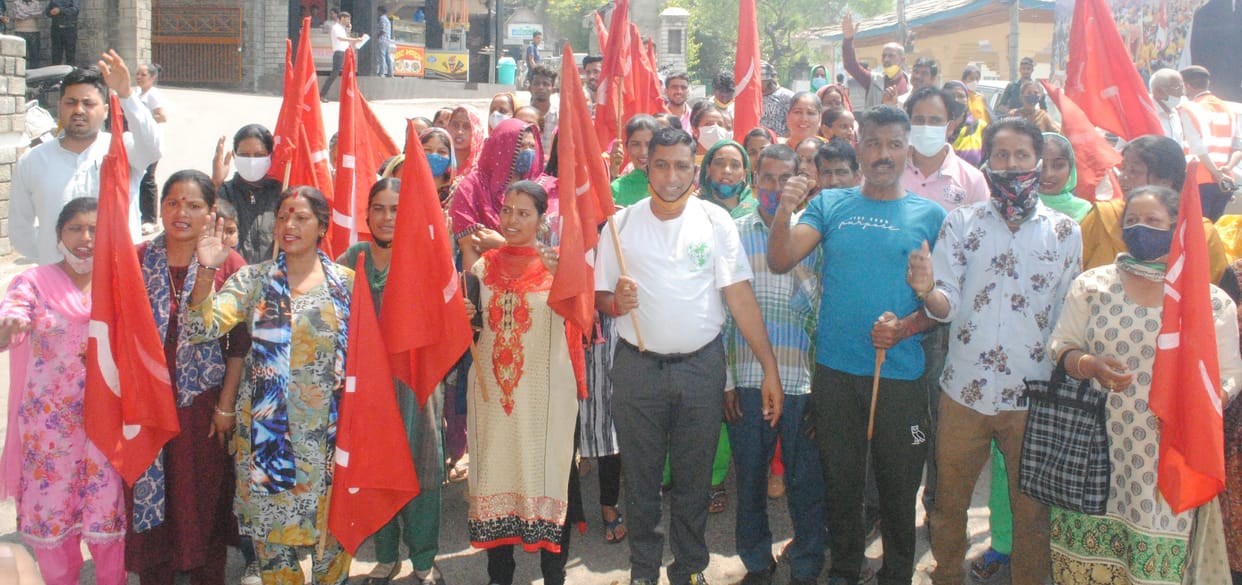 MC's cleaning workers took out a fury rally