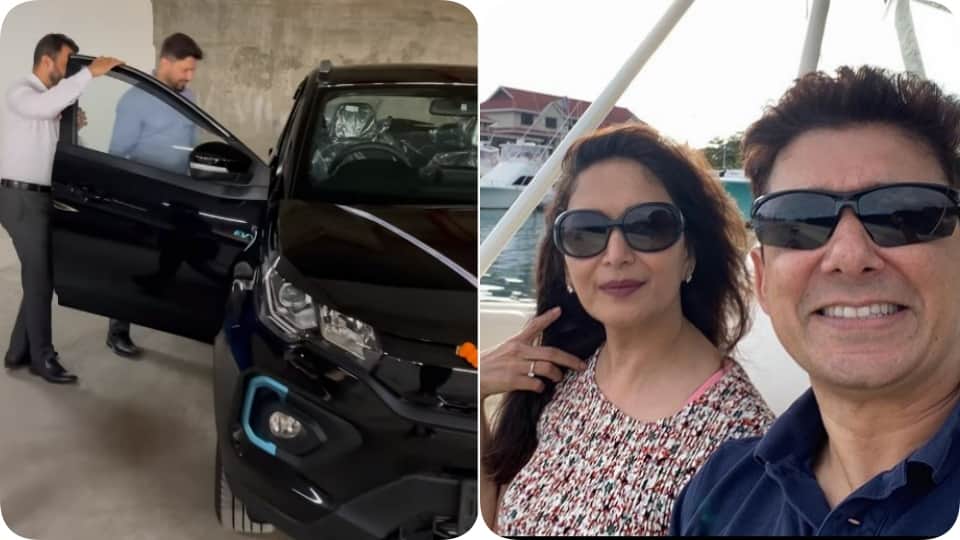 Madhuri Dixit Husband Dr Shriram Buys First Electric Car Tata Nexon EV worth 19 lakh