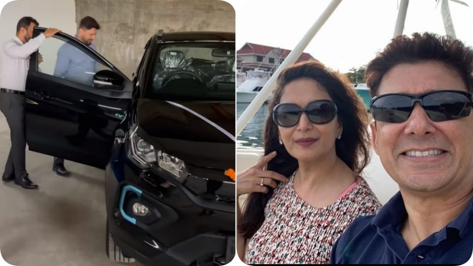 Madhuri Dixit Husband Dr Shriram Buys First Electric Car Tata Nexon EV worth 19 lakh