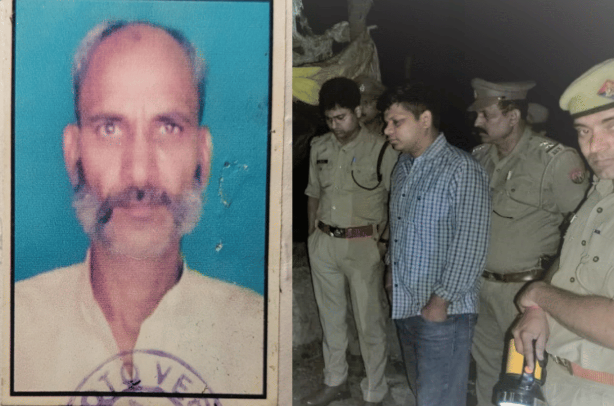 Meerut: robbery in Sarurpur, gaushala's watchman was killed, the situation tensed in village