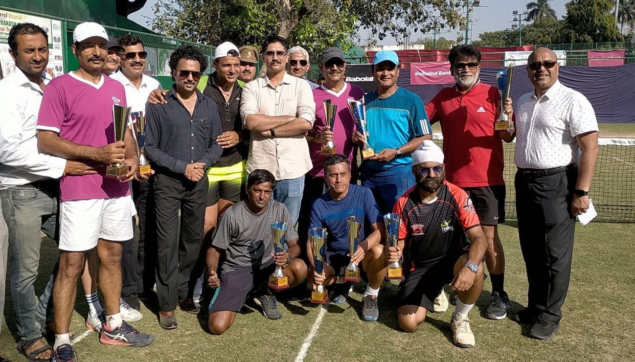 Ranjeet won singles and doubles titles in tennis