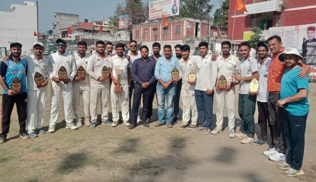 dhartidhar team win vir sivaji  cricket trophy sirmaur championship