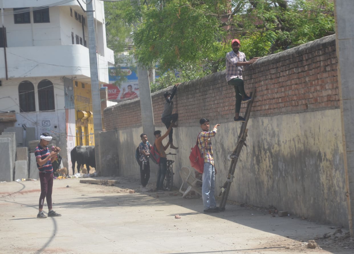 Caught two cases of copying in Hindi exam