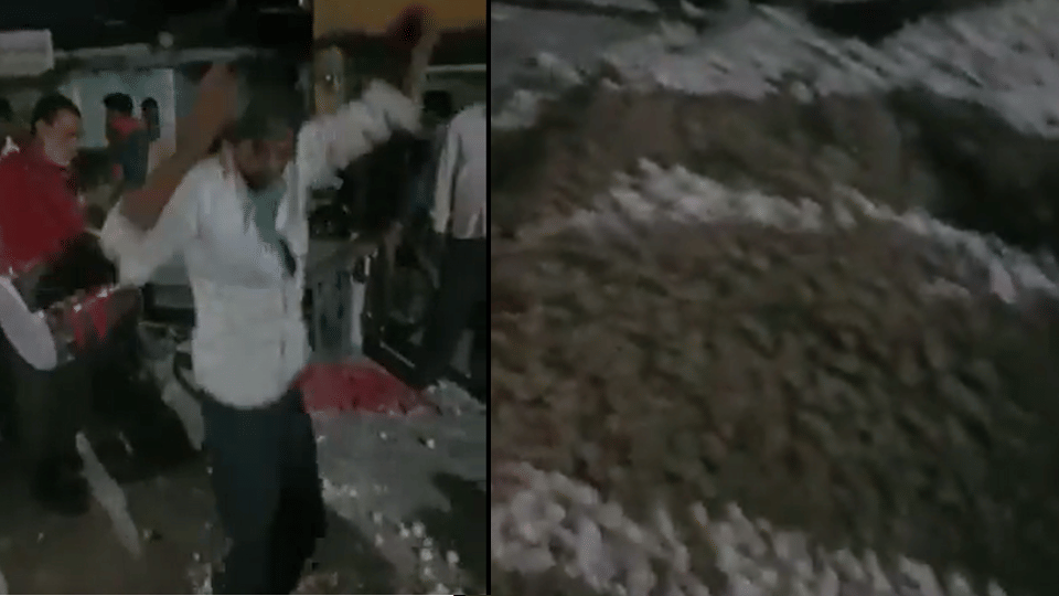 Ratlam farmer cried, then he called a drum and danced as his garlic sold for three rupees a kilo