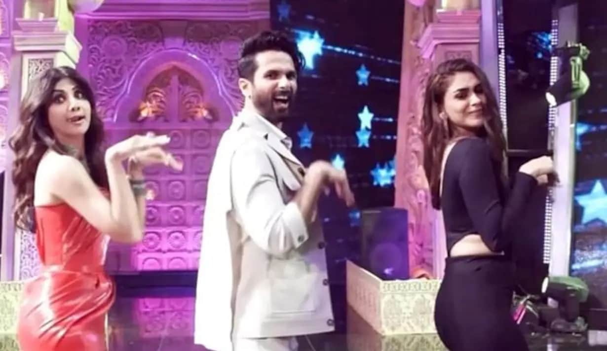 Jersey: Shahid Kapoor did a funny dance with Shilpa Shetty-Mrunal Thakur, video went viral