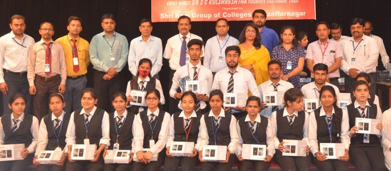 Distribute tablets and smartphones to students