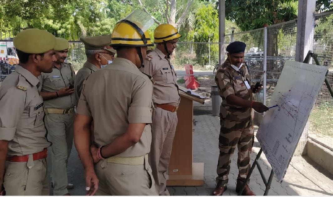 Mockdrill plane hijack at Varanasi airport There was stir after information of Flight hijacking