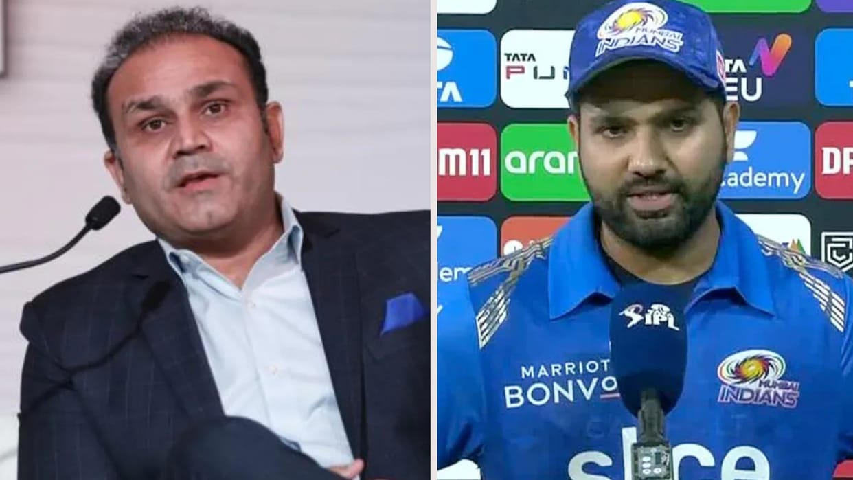 IPL 2022 Criticism of Virender Sehwag over Vada Pav post former opener advises Rohit Sharma's fans to remain calm