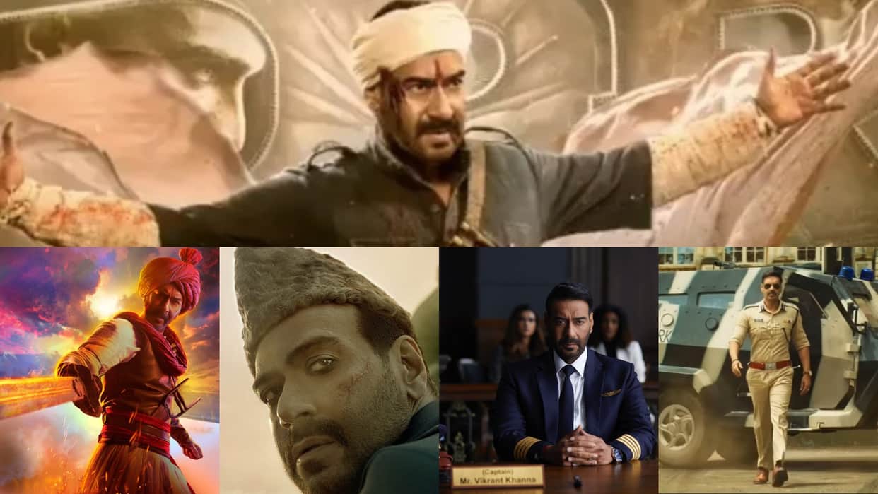Ajay Devgn on double hat trick Tanhaji Sooryavanshi Gangubai Kathiawadi RRR Runway34 method acting