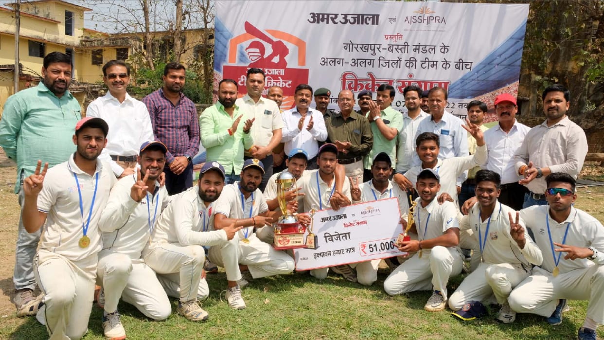 Circle Cricket Association Champion in Amar Ujala-Ashpra Gems and Jewels T20 Cricket Competition