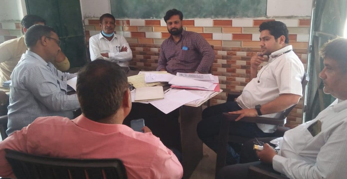Team reached Budhapur to check mid-day meal