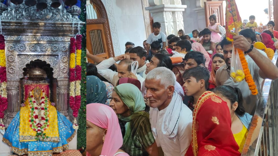 main fair of Navratri begins at Maa Bhimeshwari Devi temple in Beri