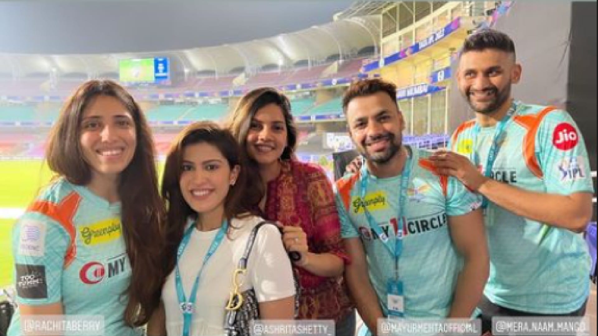 DC vs LSG Photo Story Pankhuri sharma reached stadium to support LSG and krunal Pandya