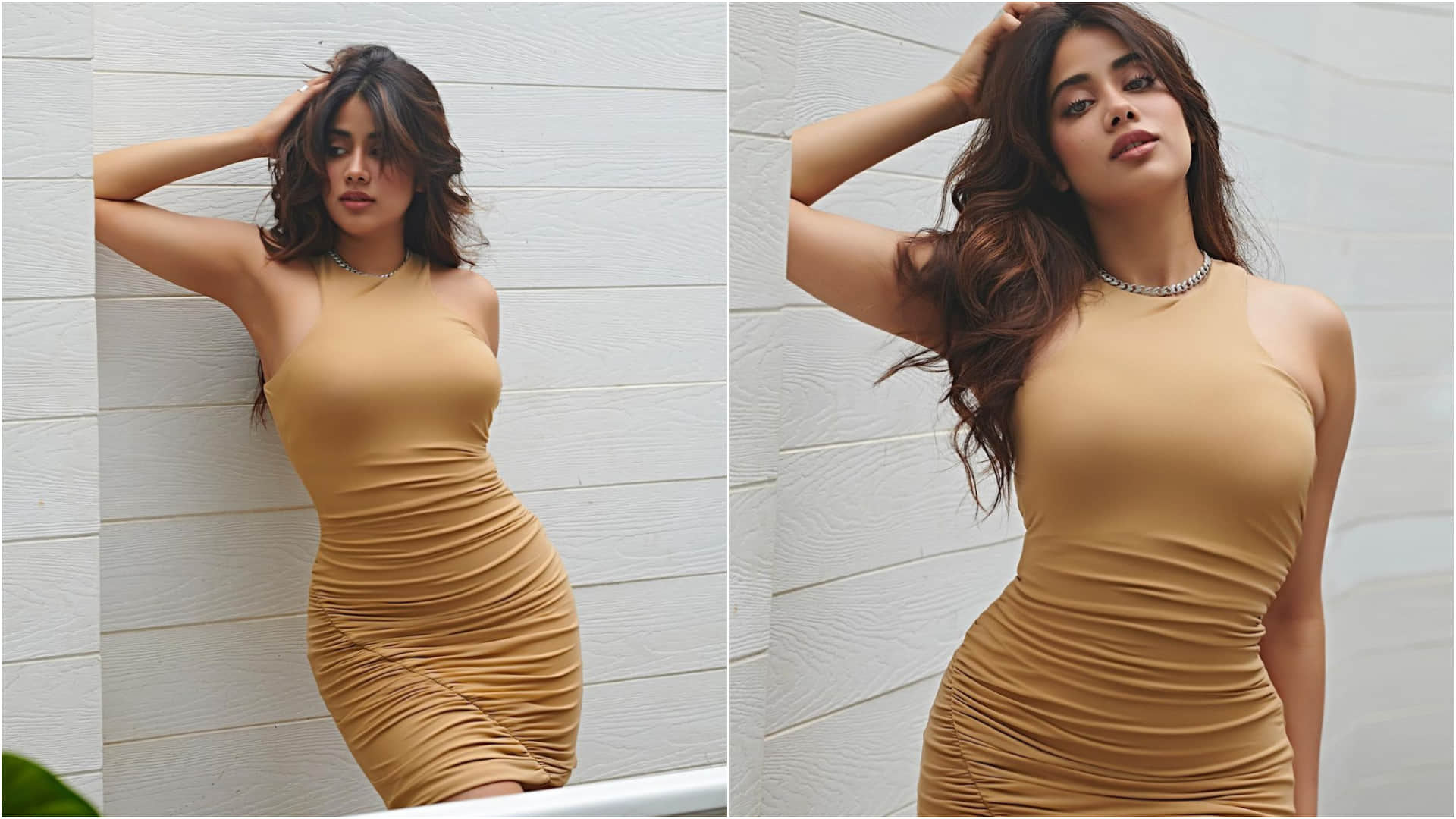 Janhvi Kapoor Glamorous Look From Mini Dress To Body Fitting Dress See Latest Photos Here