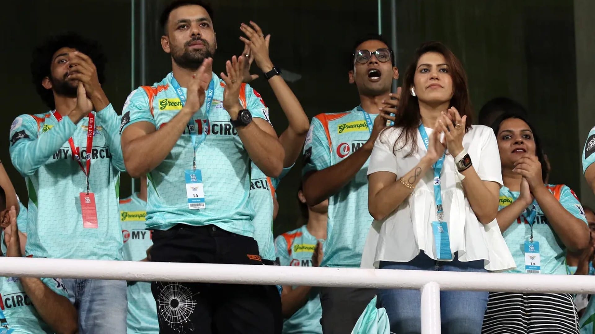 DC vs LSG Photo Story Pankhuri sharma reached stadium to support LSG and krunal Pandya