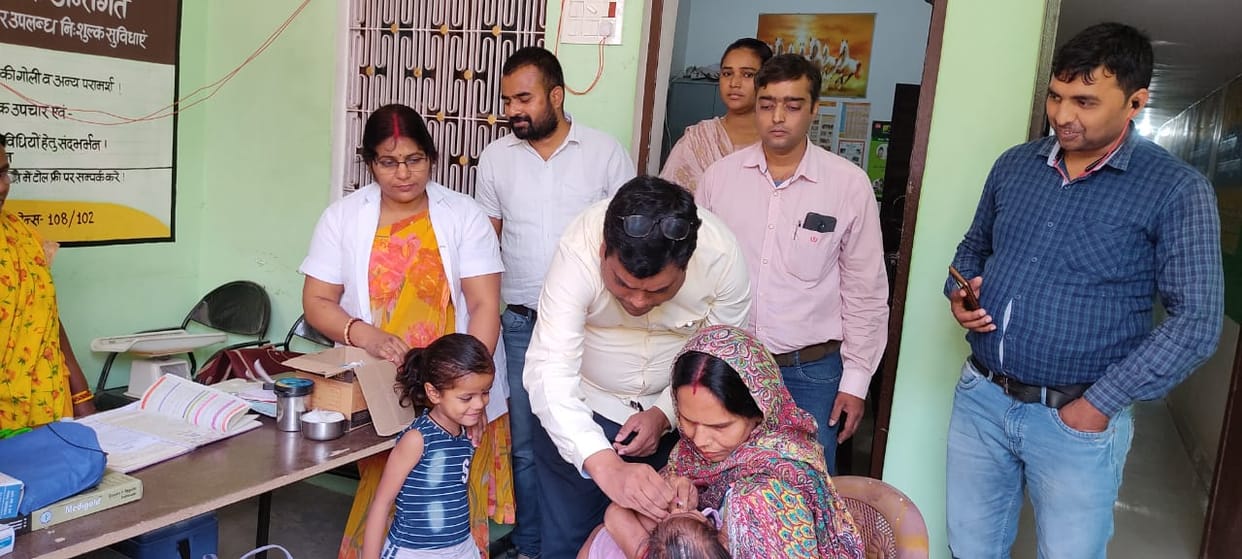 Vaccination of missed babies and pregnant women started under Mission Indradhanush