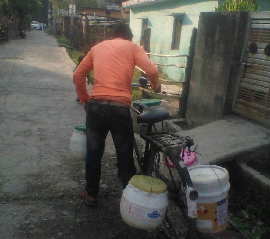 People of Bijnor bring drinking water from Kotdwar