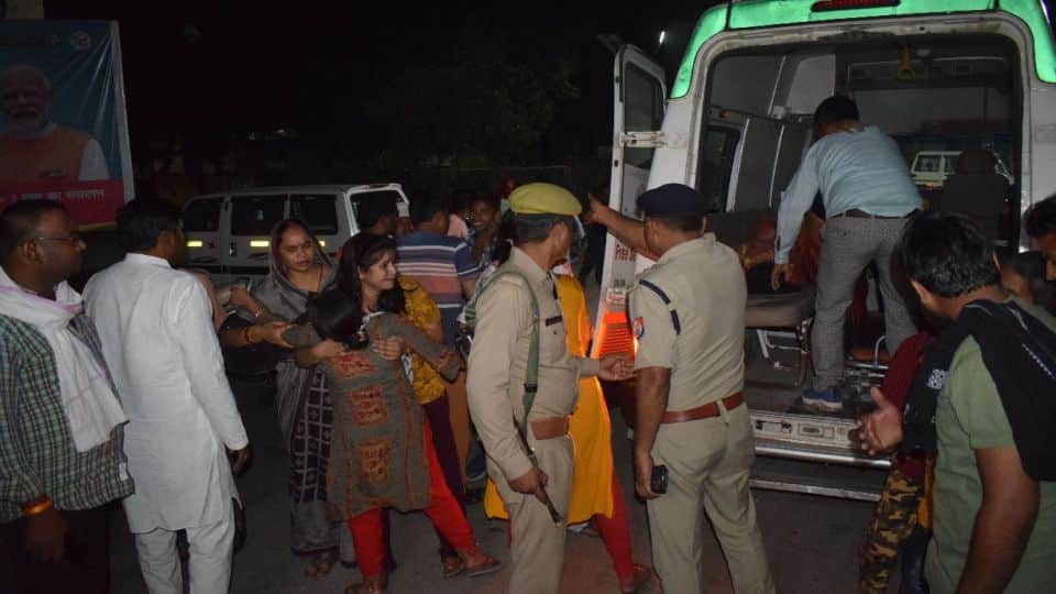 Mainpuri road accident Truck driver negligence turned happiness into mourning