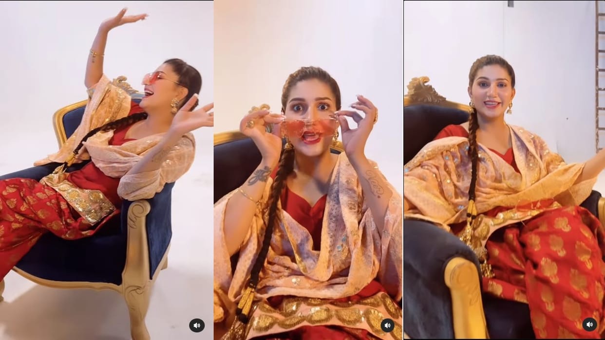 sapna chaudhary made a video on rajesh khanna song zindagi ek safar hai suhana with caption jio or jine do