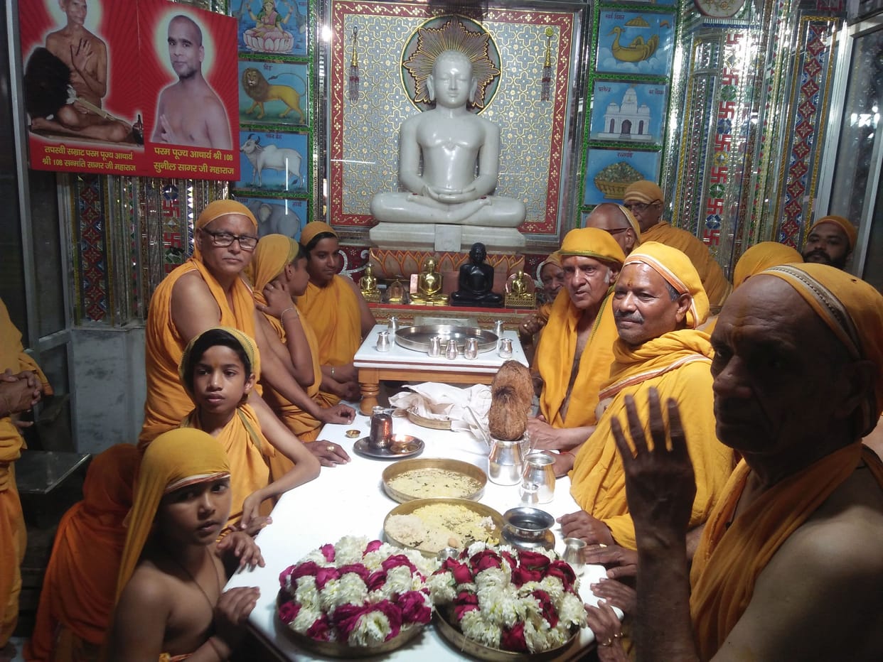 Moksha Kalyanak Festival started in Digambar Jain Temple