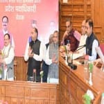 शिमला में भाजपा की बैठक हुई।