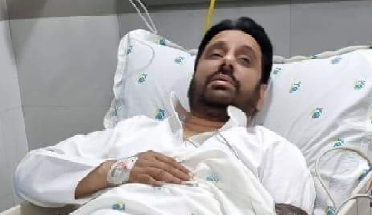 Okhla MLA Amanatullah Khan suffered heart attack
