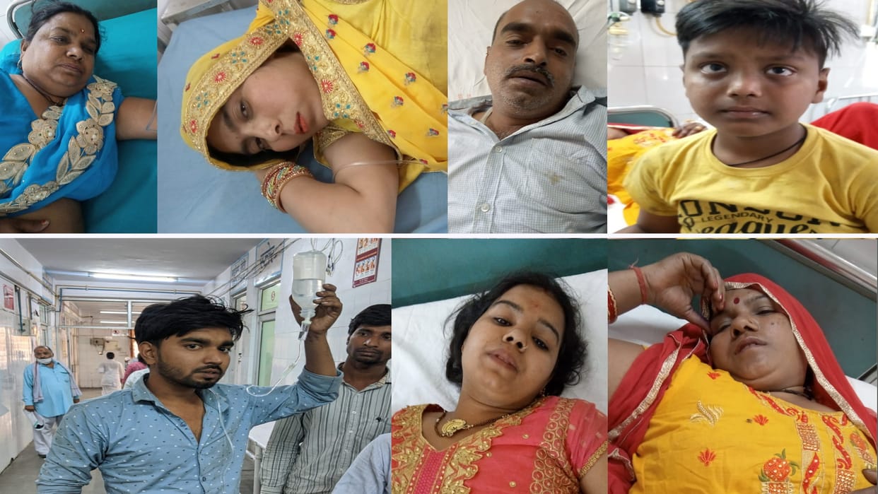 Ghaziabad family went to sikri mela 9 members fainted after having frooti one and half year toddler serious read detail
