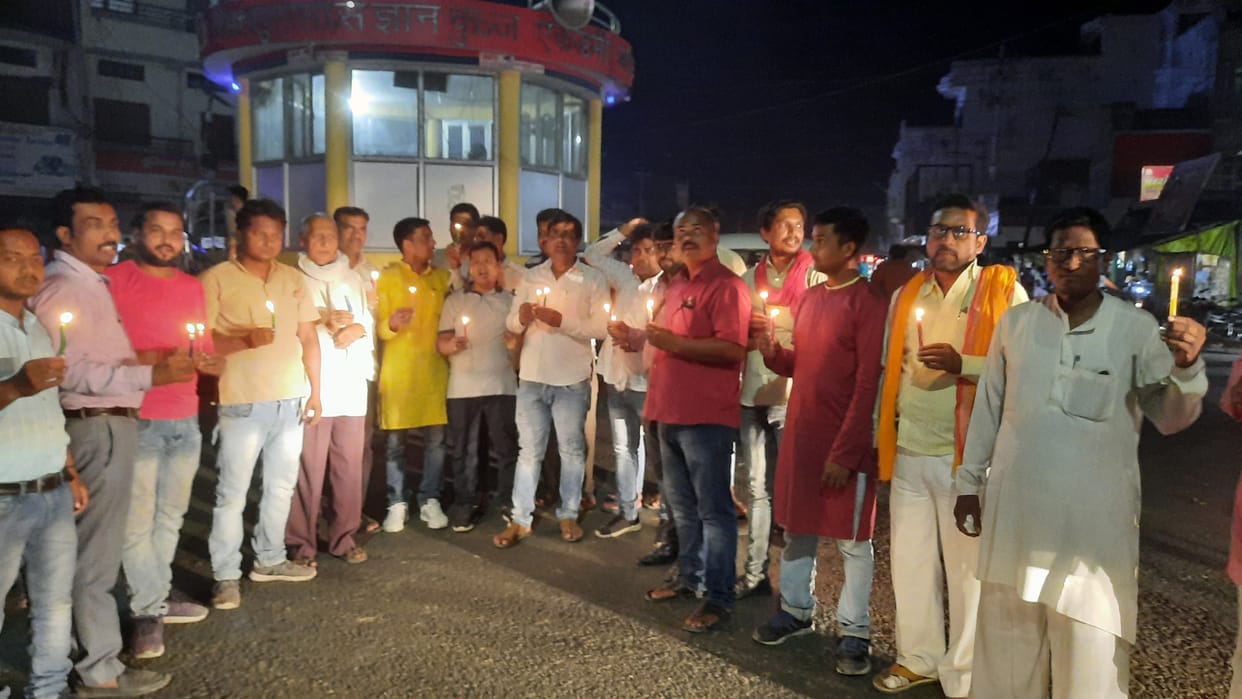 Candle marches were taken out demanding the release of journalists