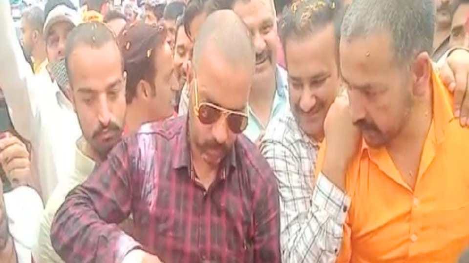 Rumit Thakur took out rally in Solan and Arki for Demand for formation of savarn aayog aayog