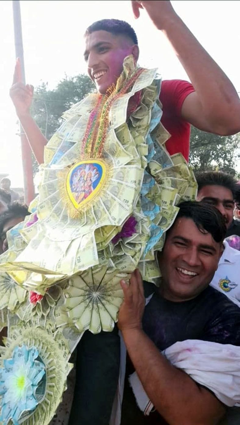Welcome to wrestler Sahil, who won wrestling gold