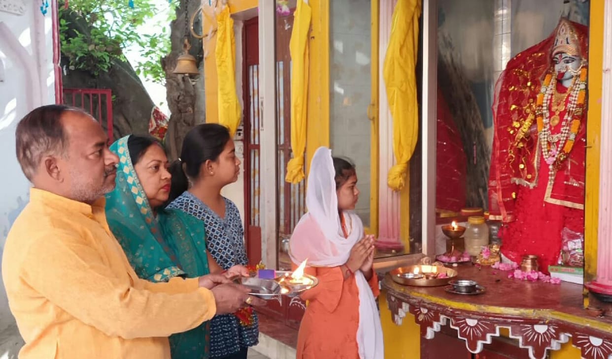 Maa Kalratri is invoked on the seventh day