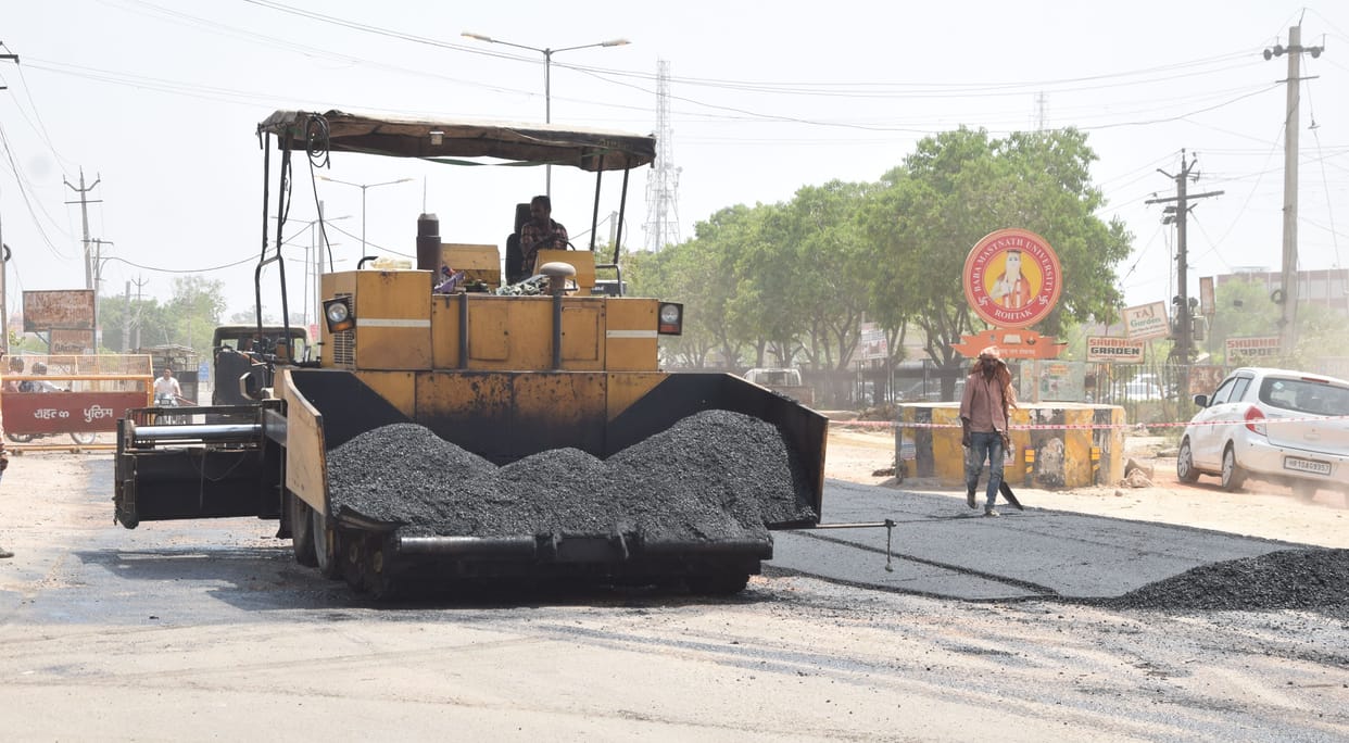 Chief Minister, you should come to Rohtak everyday so that the road is built.