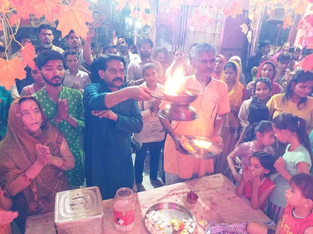 Goddess Mahagauri worshiped on Durgashtami