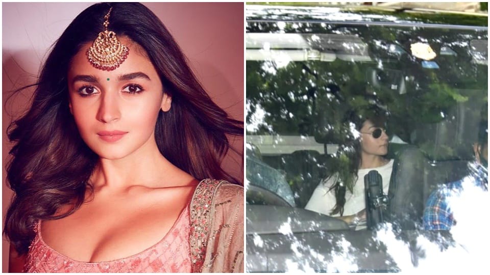 alia bhatt was seen outside her house juhu among the people before marriage 