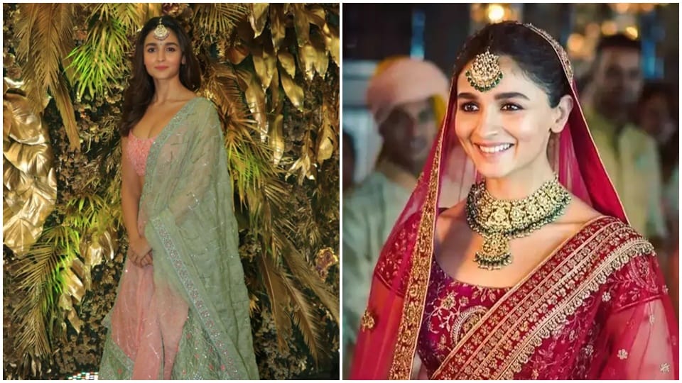 alia bhatt ranbir kapoor to have pastel themed wedding alia wear pastel colour lehenga