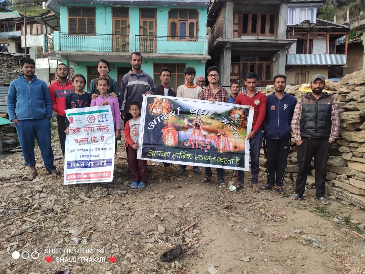 garh member started cleaness drive
