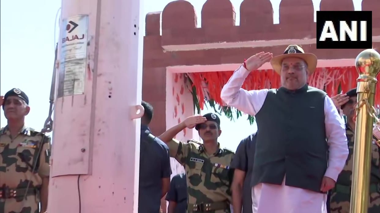 Amit Shah inaugurates Indo-Pak border viewing point in Gujarat Nada Bet