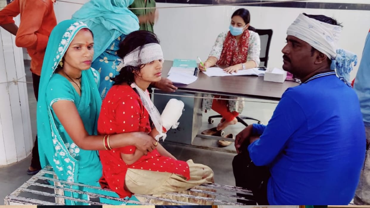 Chhatarpur: Angry father attacked mother and daughter for not giving money for liquor