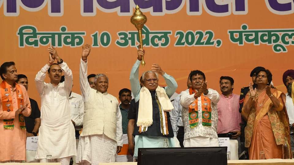 CM Manohar Lal lays foundation stone of projects worth Rs 325 crore in Panchkula