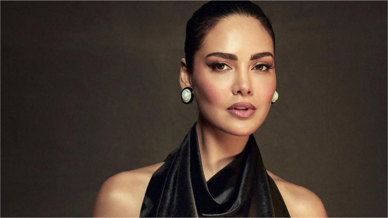 esha gupta flaunts curvy body in hot white maxi dress worth 94k