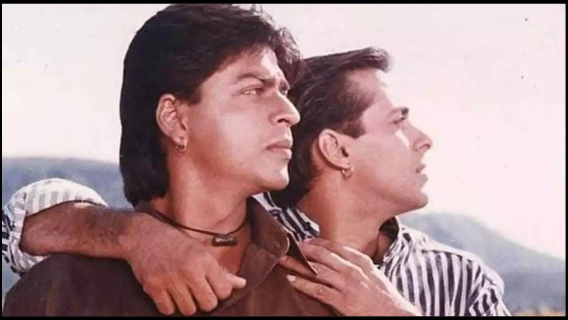 Throwback Thursday Tiger 3 Salman Khan Jawan actor Shah Rukh Khan Prank on Karan arjun Set know story here