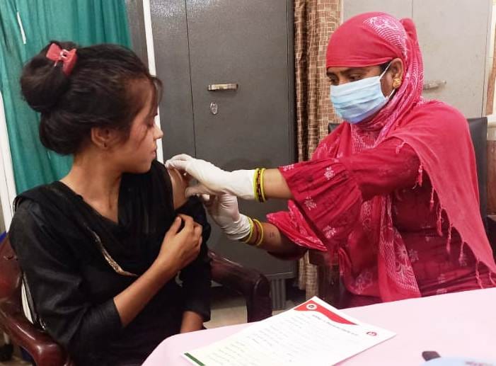 516 children vaccinated