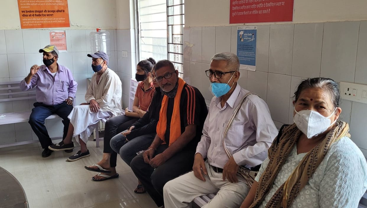 There is no data entry operator in the Vaccination Center of Base Hospital, trouble