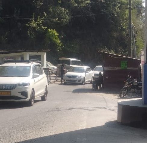 15 rupees slip has to be cut in the cantonment barrier