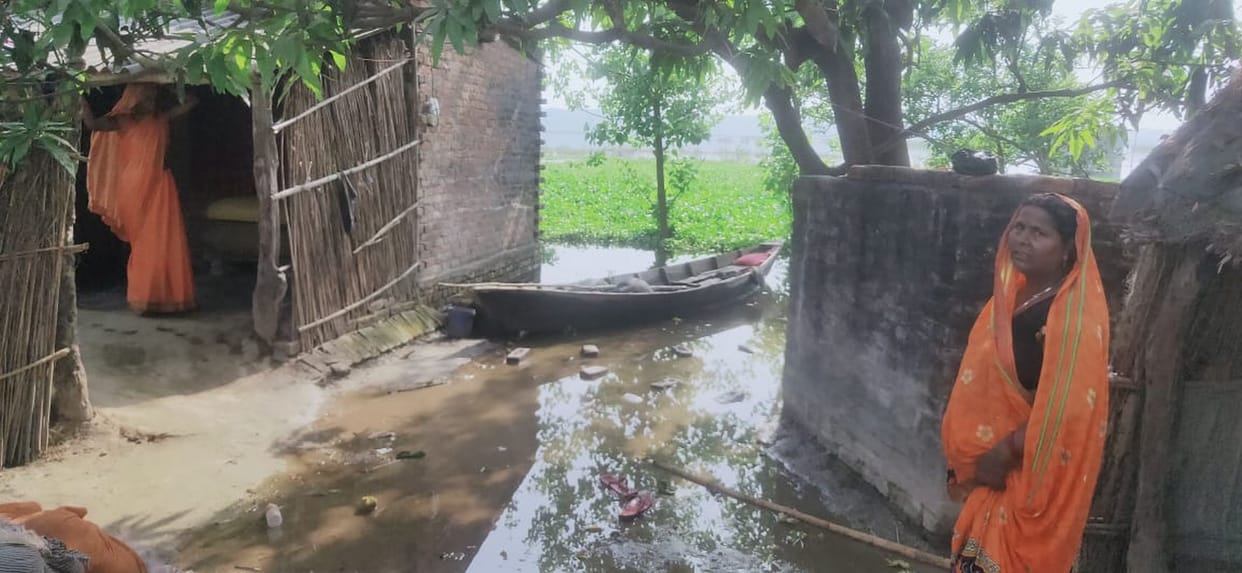 People face problem due to water logging.