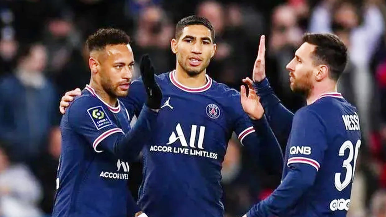 Ligue 1: Mbappe-Neymar hit a hat-trick, PSG beat Clermont 6-1, Mbappe has scored 20 goals in the league