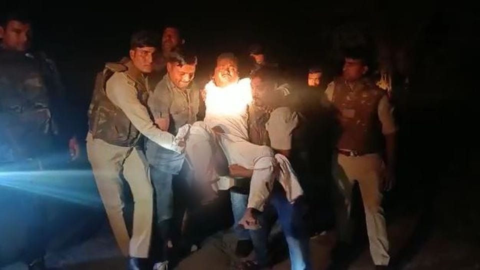Kasganj Police caught Rs 25 thousand rewardee miscreant in encounter