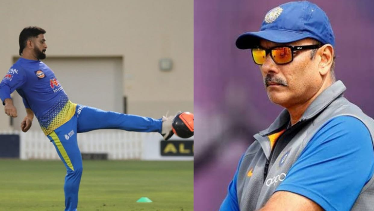 IPL 2022 When MS Dhoni was scolded by Ravi Shastri because of football former coach revealed