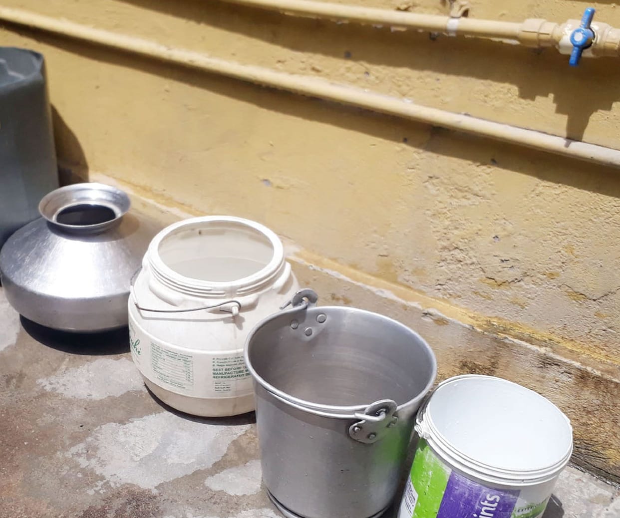 Drinking water crisis in Linepar: Water came on the fourth day, still not fully received